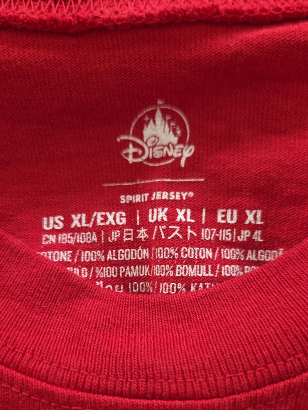 SPIRIT JERSEY - Disney Red Holiday Graphic Pullover Shirt